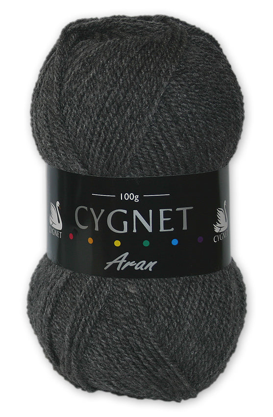 Grey - Cygnet Aran 100g - Cygnet Yarn