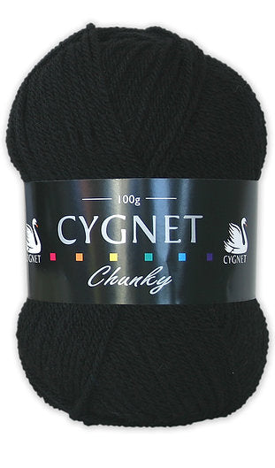 Black - Cygnet Chunky 100g