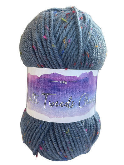 Blueberry - Multi Tweeds Chunky