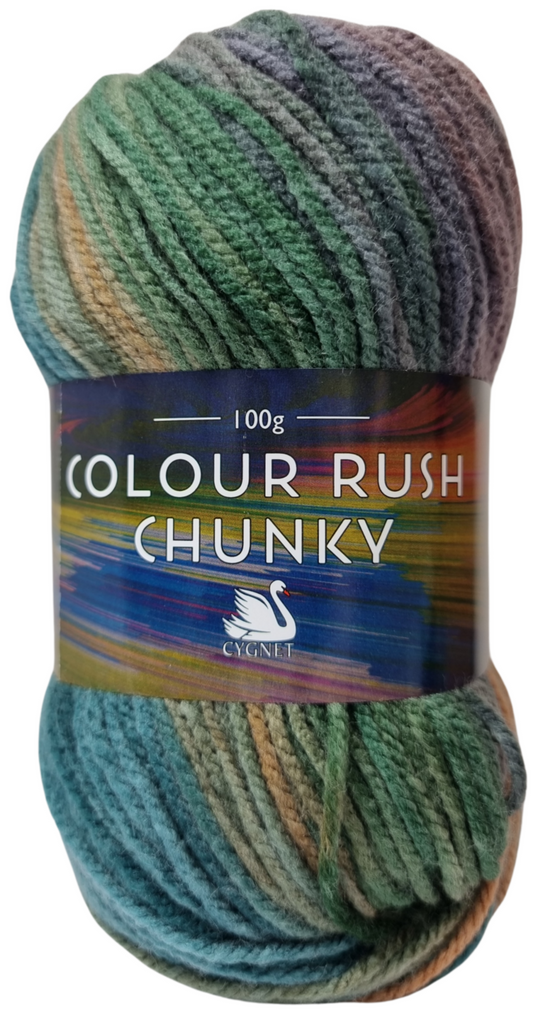 Mossy Meadow - Cygnet Colour Rush Chunky 100g