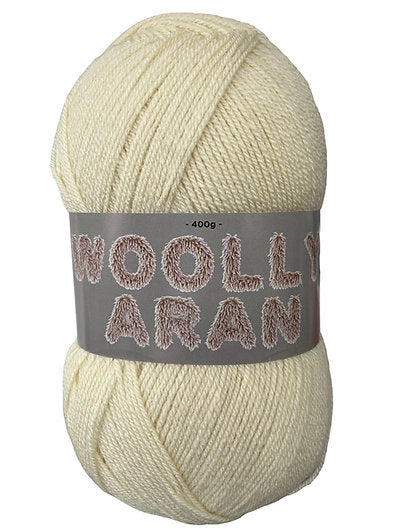 Cream - Woolly Aran 400g