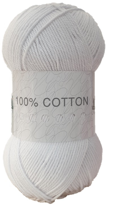White - 100% Cotton - Cygnet Yarn