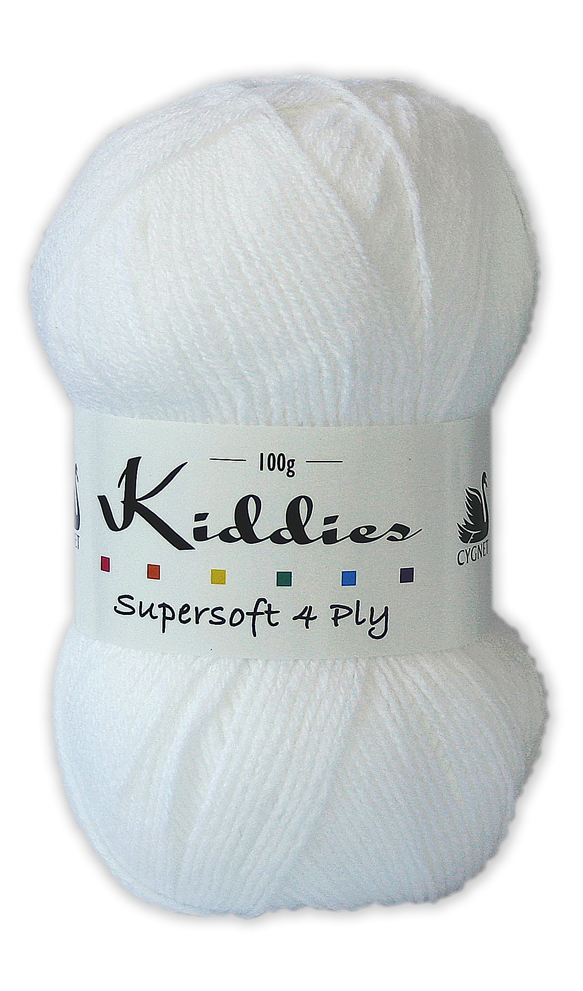 White - Kiddies Supersoft 4Ply