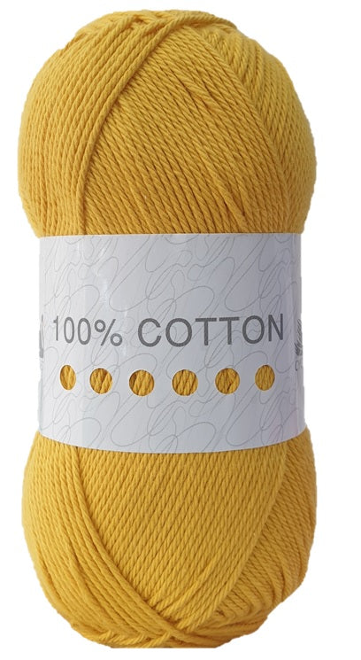 Golden - 100% Cotton - Cygnet Yarn