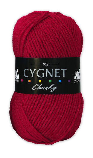 Red - Cygnet Chunky 100g