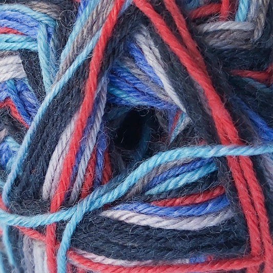 Raging Seas (FZB29) - Funny Feetz with Bamboo 4ply Yarn 100g