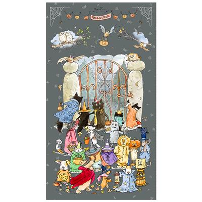 Halloween Parade Panel - Halloween Parade Cotton Print Fabric