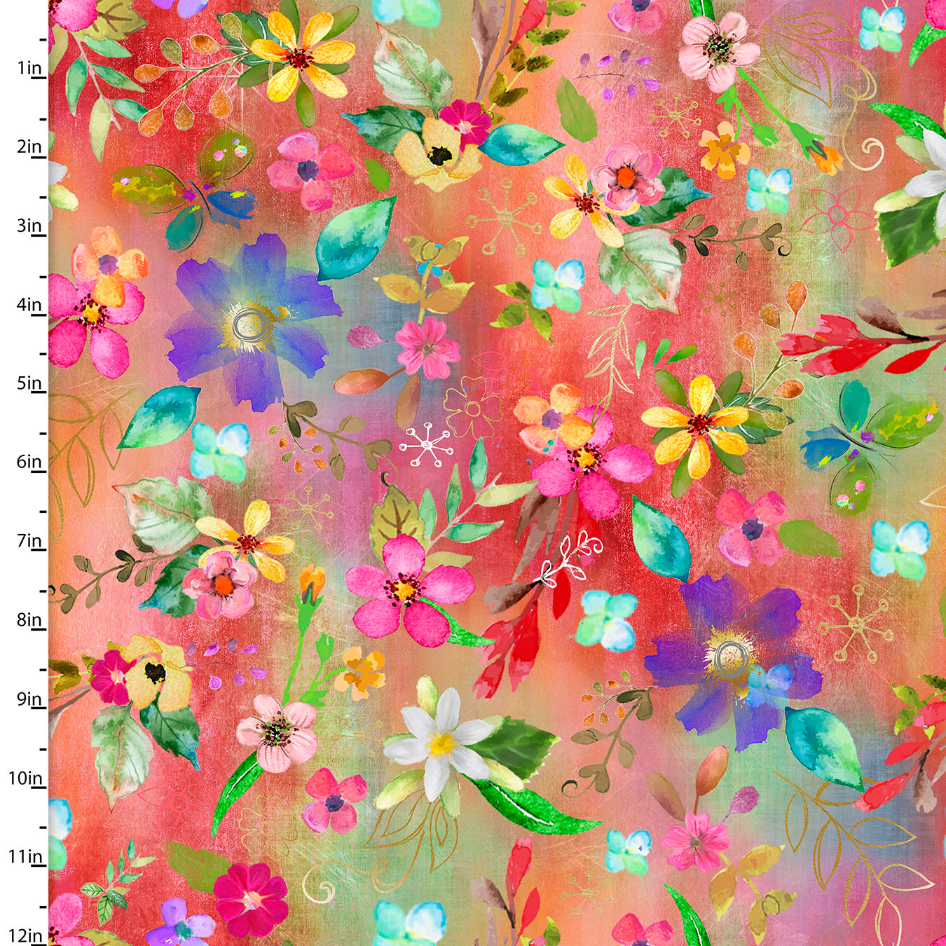 Party Animals Cotton Print - Allover Floral
