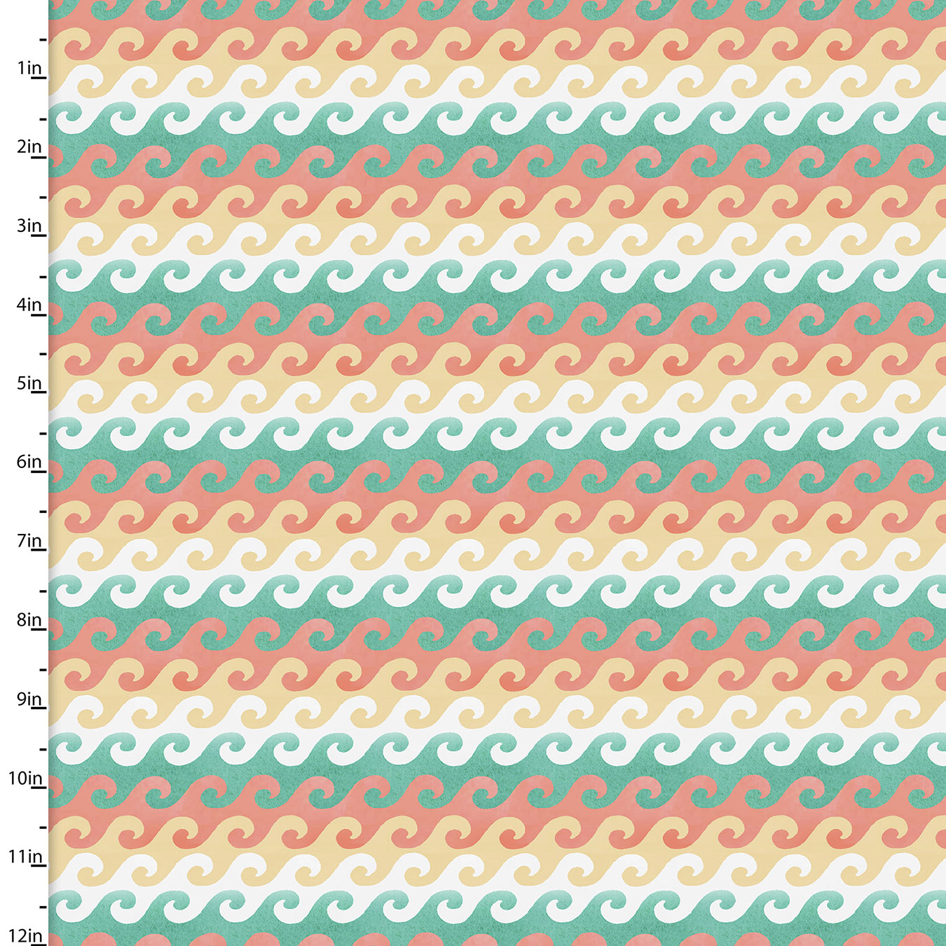 Beach Travel Cotton Print - Waves