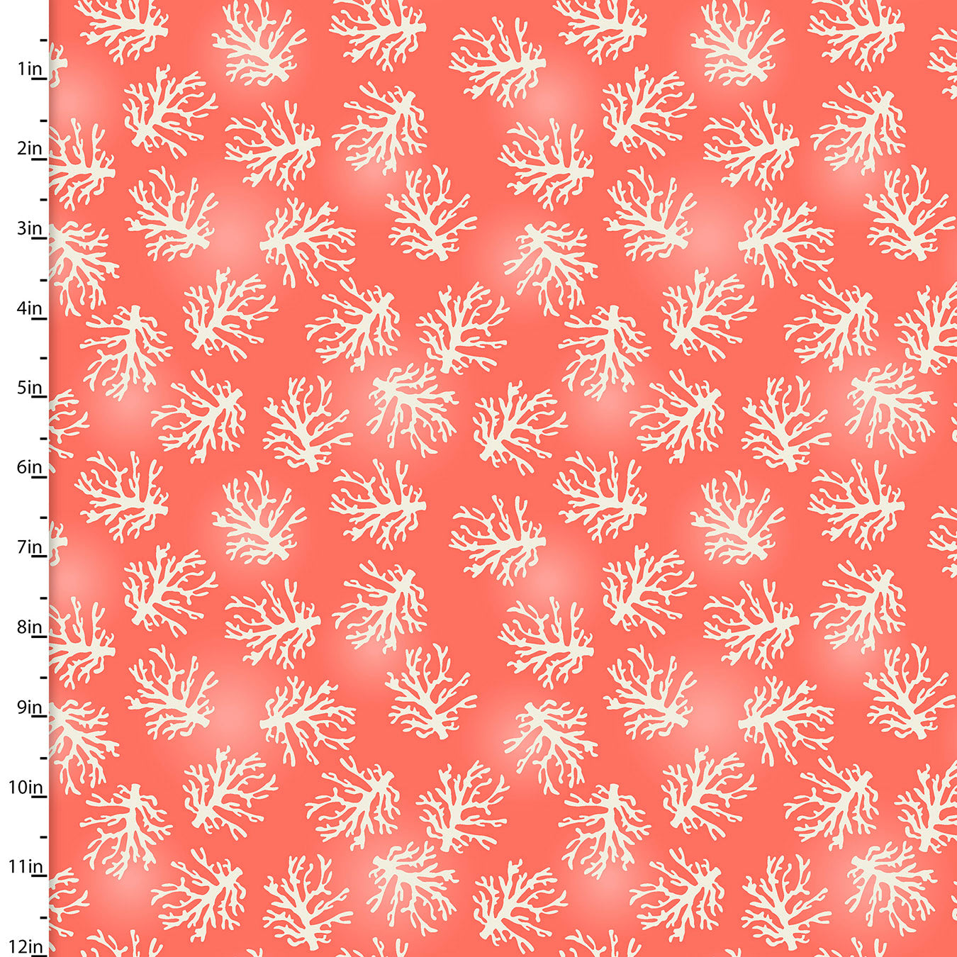 Beach Travel Cotton Print - Coral