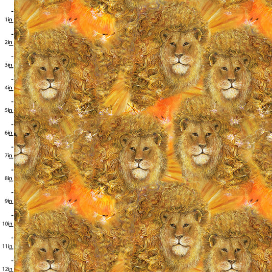 World of Wonder Cotton Print - Lion