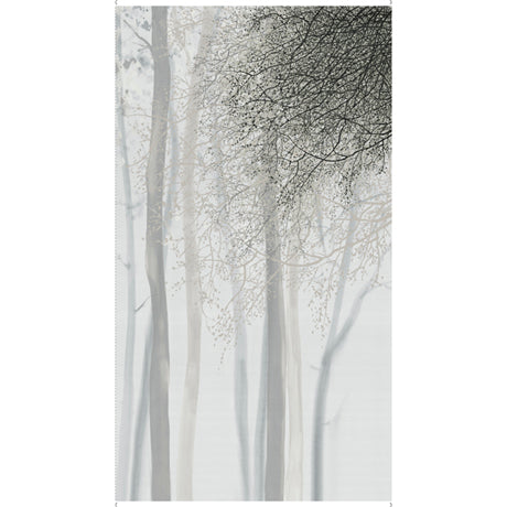 Artworks XV - Grey Ombre Tree Panel
