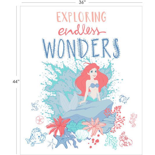 The Little Mermaid Ariel Fabric Panel
