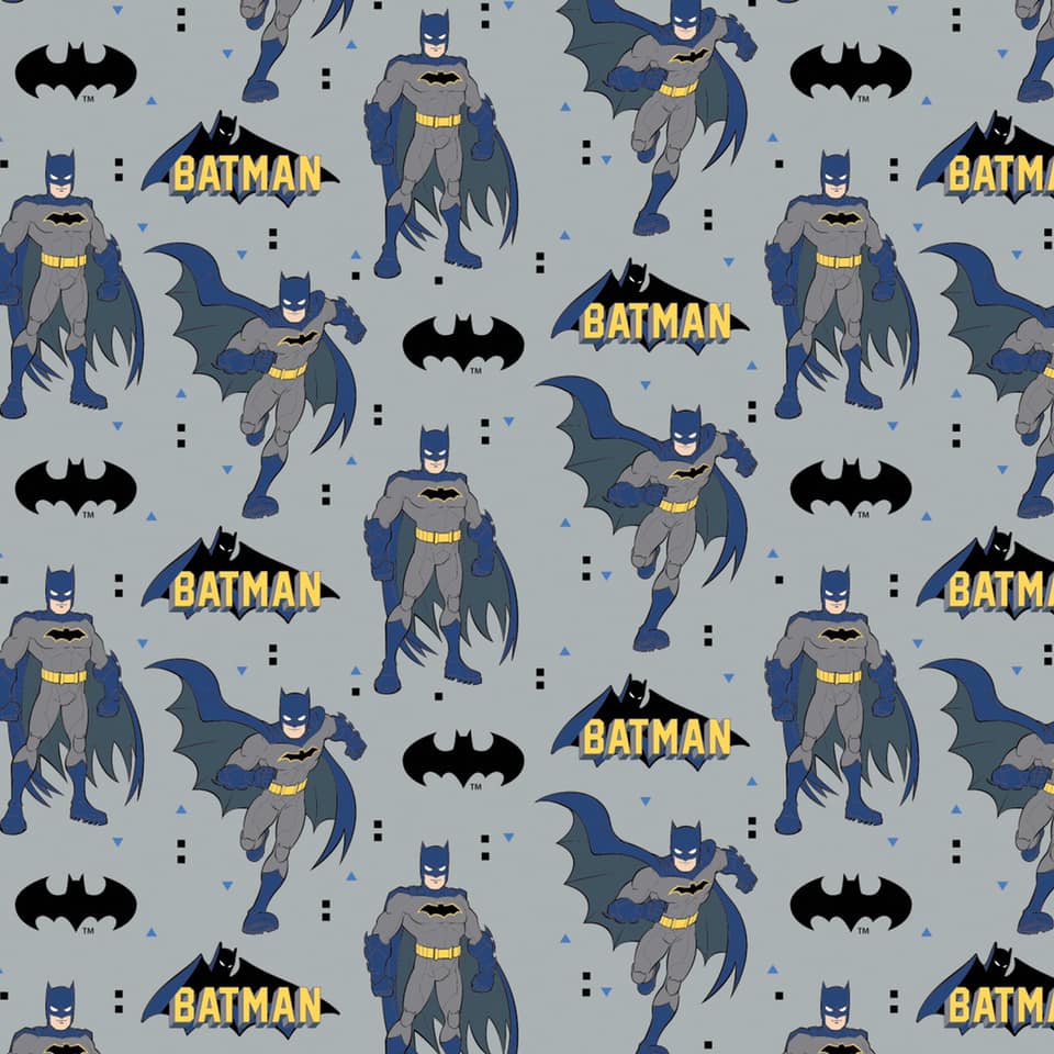 Young DC Cotton Print - Batman - per half metre