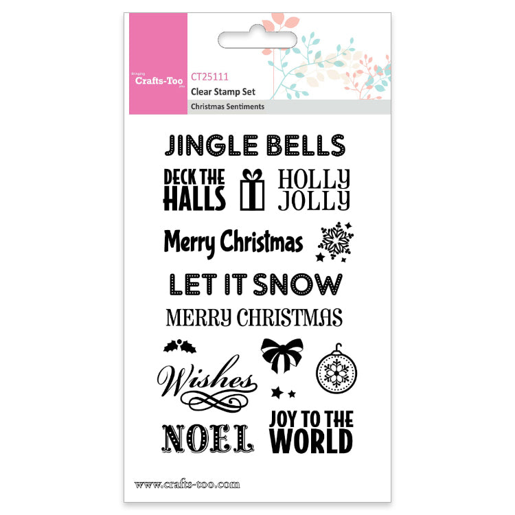 CT Clear Stamp Set - Christmas Sentiments.