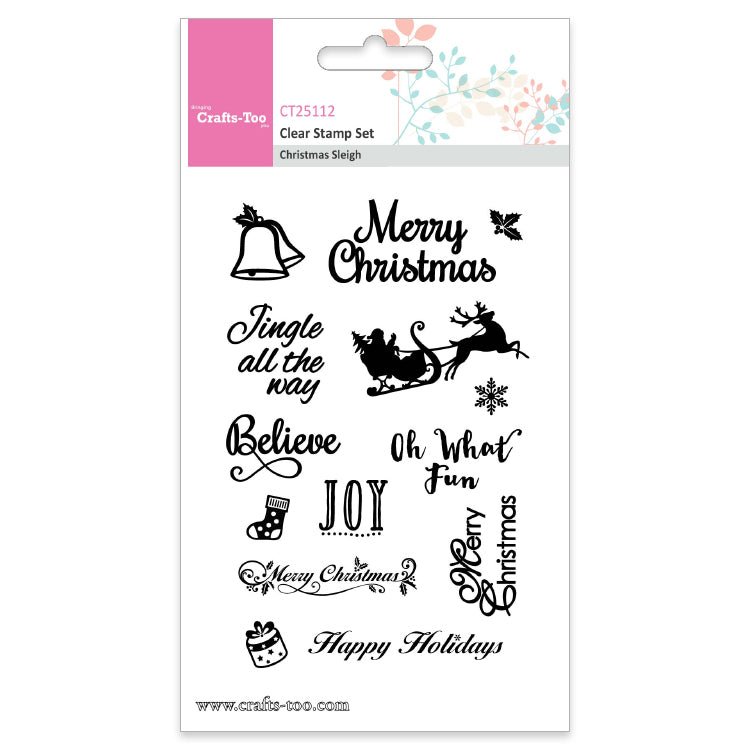 CT Clear Stamp Set - Christmas Sleigh
