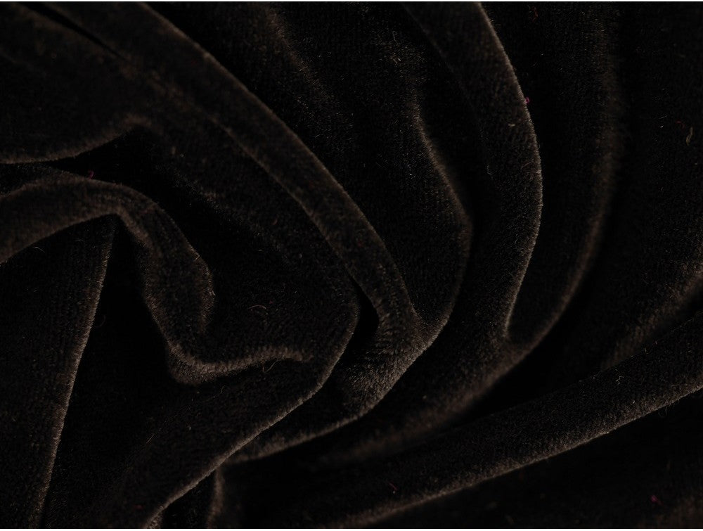 Velour Fabric - Black