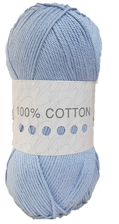 Frosty Blue - 100% Cotton - Cygnet Yarn