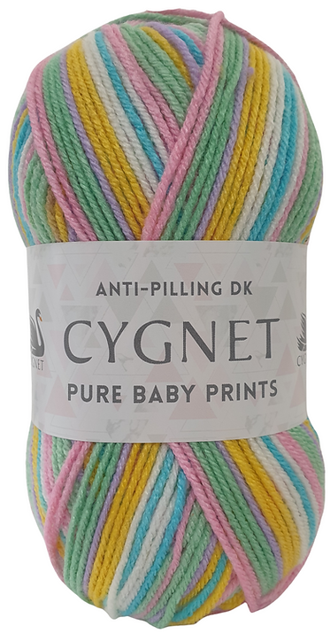 Pure Pastel - Cygnet Pure Baby DK Prints - Cygnet Yarn