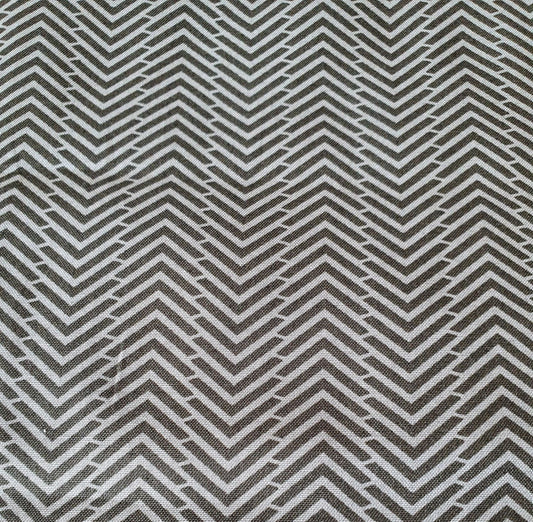 Mixology Cotton Print - Herringbone on Carbon